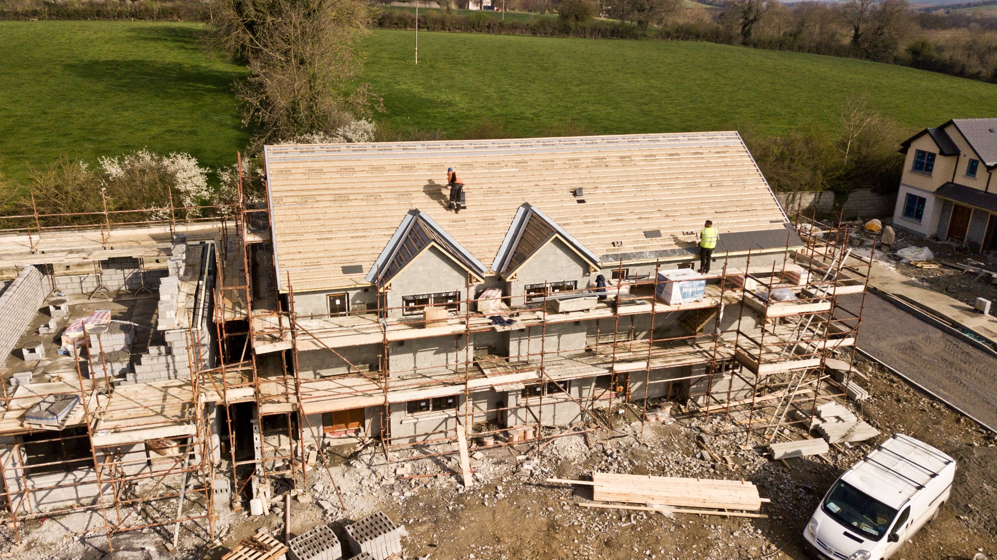 Residential development under construction